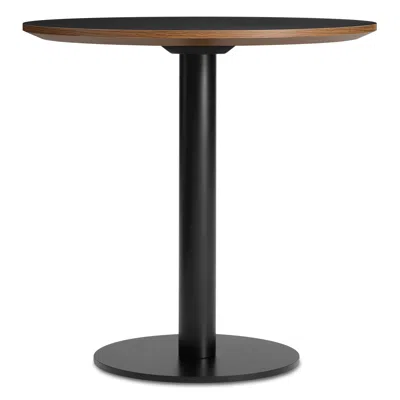 Blu Dot Easy Cafe Table - 30" Round / Black Laminate / Black