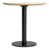 Blu Dot Easy Cafe Table - 30" Round / White Laminate / Black