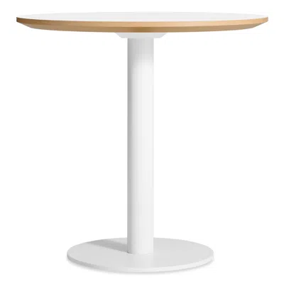 Blu Dot Easy Cafe Table - 30" Round / White Laminate / White