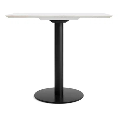 Blu Dot Easy Cafe Table - 32" Rectangle / Marble / Black