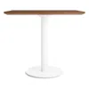 Blu Dot Easy Cafe Table - 32" Rectangle / Walnut / White