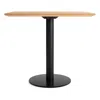 Blu Dot Easy Cafe Table - 32" Rectangle / White Oak / Black