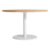 Blu Dot Easy Round Dining Table - 48" Round / White Oak / White