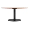 Blu Dot Easy Round Dining Table - 60" Round / Walnut / Black