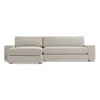 Blu Dot Esker Sofa W/ Left Chaise In Kelso Sand