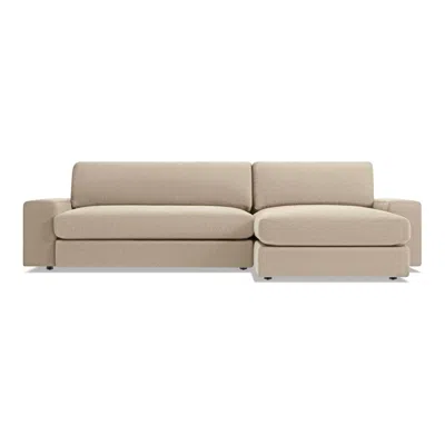 Blu Dot Esker Sofa W/ Right Chaise In Kelso Camel