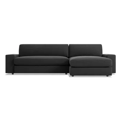 Blu Dot Esker Sofa With Chaise - Afton Grey / Right