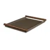 Blu Dot Estate Tray In Dark Olive/acacia