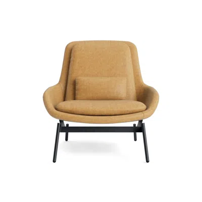 Blu Dot Field Lounge Chair - Camel Leather In Brown