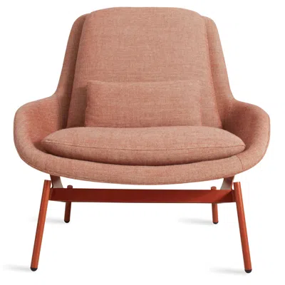 Blu Dot Field Lounge Chair In Edwards Tomato