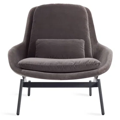 Blu Dot Field Lounge Chair In Storm Velvet