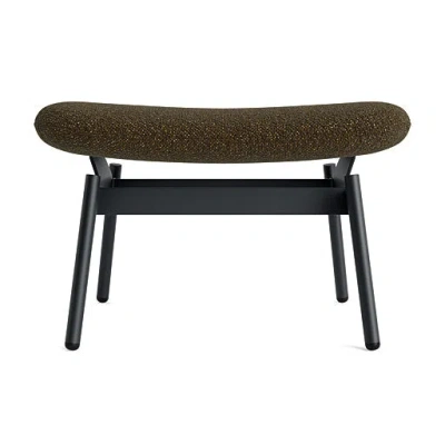 Blu Dot Field Ottoman - Edwards Navy In Brown