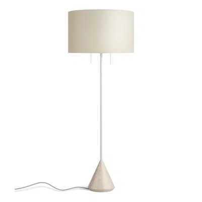 Blu Dot Flask Floor Lamp - Whitewashed Ash In Gray