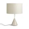 Blu Dot Flask Table Lamp - Whitewashed Ash In Gray