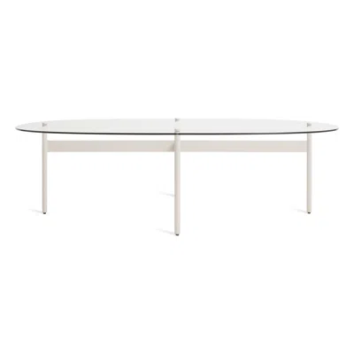 Blu Dot Flume Swoval Coffee Table In Putty