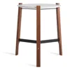 Blu Dot Free Range Side Table In Marble