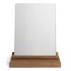 Blu Dot Furrow Table Mirror In Walnut
