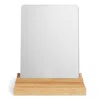 Shop Blu Dot Furrow Table Mirror In White Oak