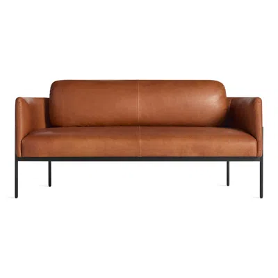 Blu Dot Getup 67" Sofa In Toffee Leather