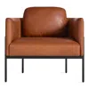 Blu Dot Getup Lounge Chair In Toffee Leather