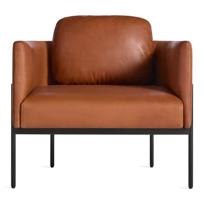 Blu Dot Getup Lounge Chair In Toffee Leather