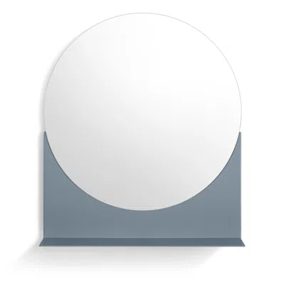 Blu Dot Glance Mirror In Grey Blue