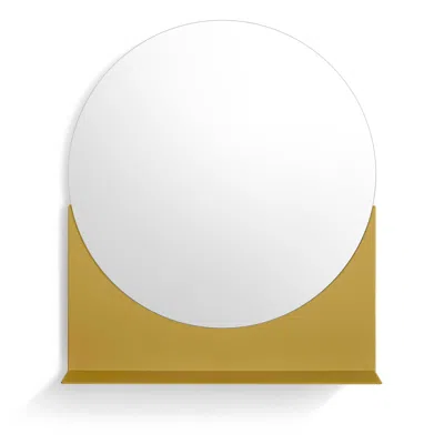 Blu Dot Glance Mirror In Mustard