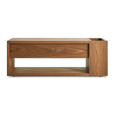 Blu Dot Go Forth Bench In Walnut