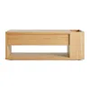 Blu Dot Go Forth Bench In White Oak