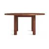 Blu Dot Good Times 60" Round Dining Table In Walnut