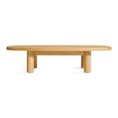 Blu Dot Good Times Coffee Table - White Oak In Brown