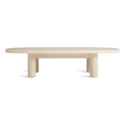 Blu Dot Good Times Coffee Table - Whitewashed Ash In Gray