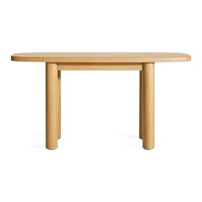Blu Dot Good Times Console Table - White Oak In Brown