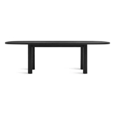 Blu Dot Good Times Dining Table - 100" Length / Black On Ash