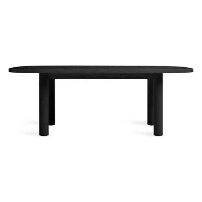 Blu Dot Good Times Dining Table - 82" Length / Black On Ash