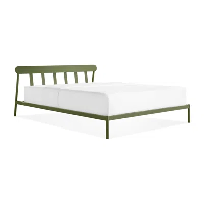 Blu Dot Goodie Bed - Queen / Olive In Green