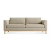 Blu Dot Guide 82" Sofa In Sanford Oatmeal/white Oak