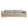 Blu Dot Guide 96" Sofa In Sanford Oatmeal/white Oak