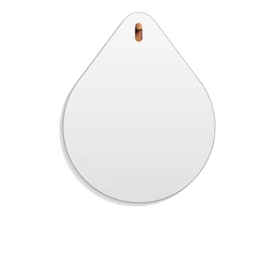 Blu Dot Hang 1 Drop Mirror In Walnut