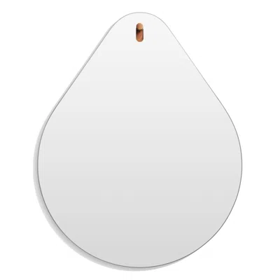 Blu Dot Hang 1 Large Drop Mirror In Walnut