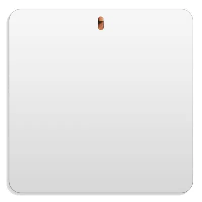 Blu Dot Hang 1 Large Square Mirror In Walnut