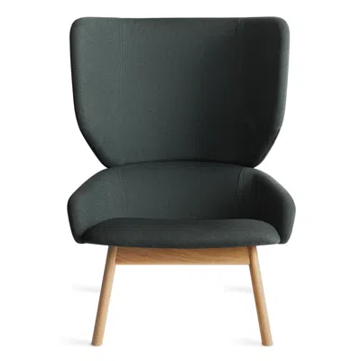 Blu Dot Heads Up Lounge Chair In Maharam Messenger In Everglade