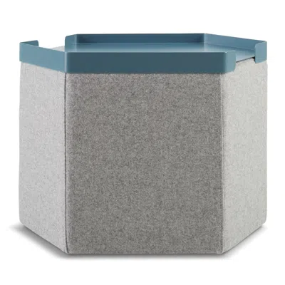 Blu Dot Hecks Ottoman Tray - Marine Blue
