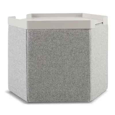 Blu Dot Hecks Ottoman Tray - Putty In Gray
