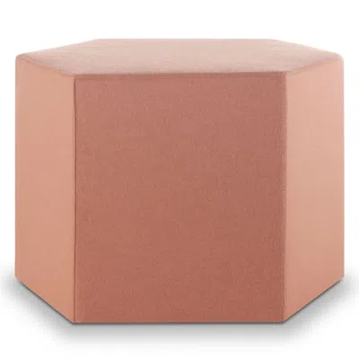 Blu Dot Hecks Ottoman - Vesper Blush In Pink