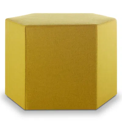 Blu Dot Hecks Ottoman - Vesper Citron