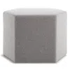 Blu Dot Hecks Ottoman - Vesper Light Grey In Gray
