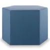 Blu Dot Hecks Ottoman In Vesper Marine Blue