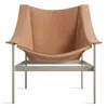 Blu Dot Heyday Lounge Chair In Sand Leather/putty