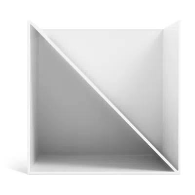 Blu Dot Hifive Magazine Rack In White